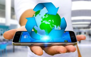 recyclage de téléphone