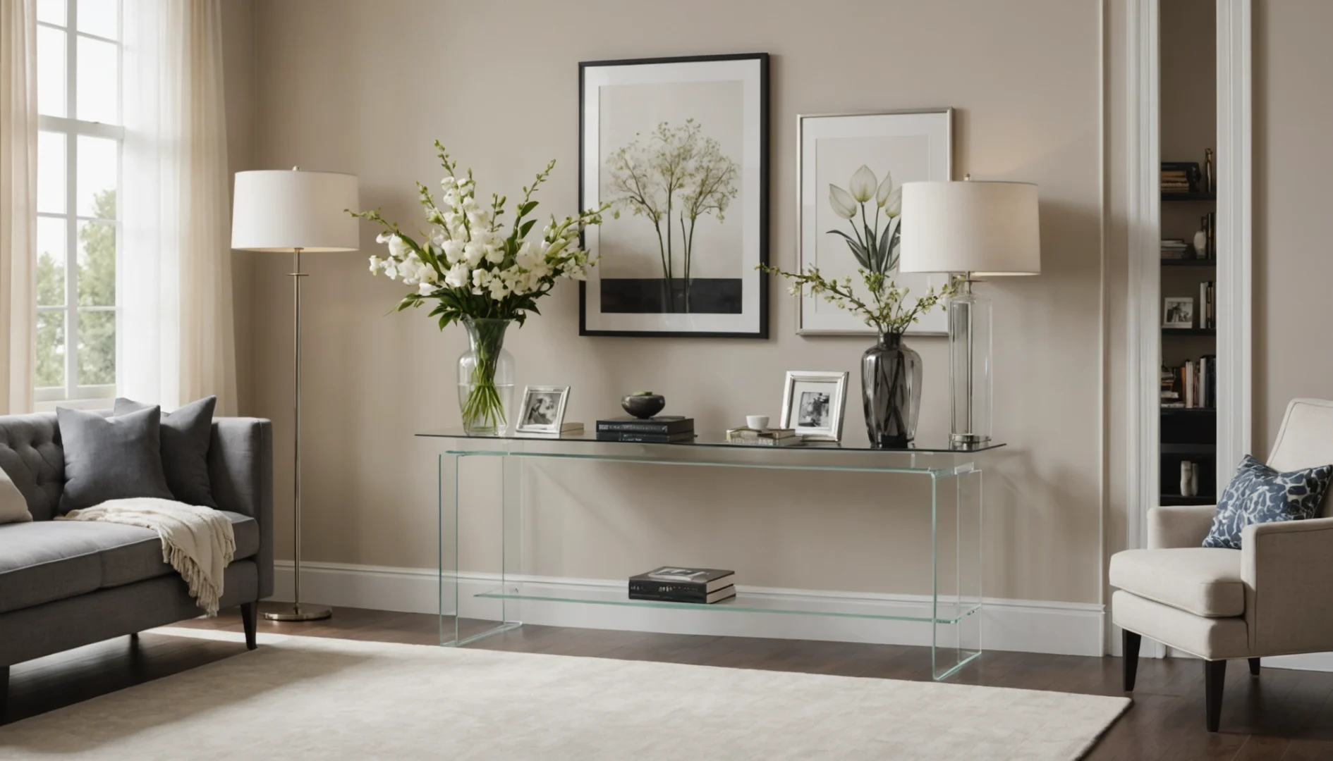 console en plexiglas