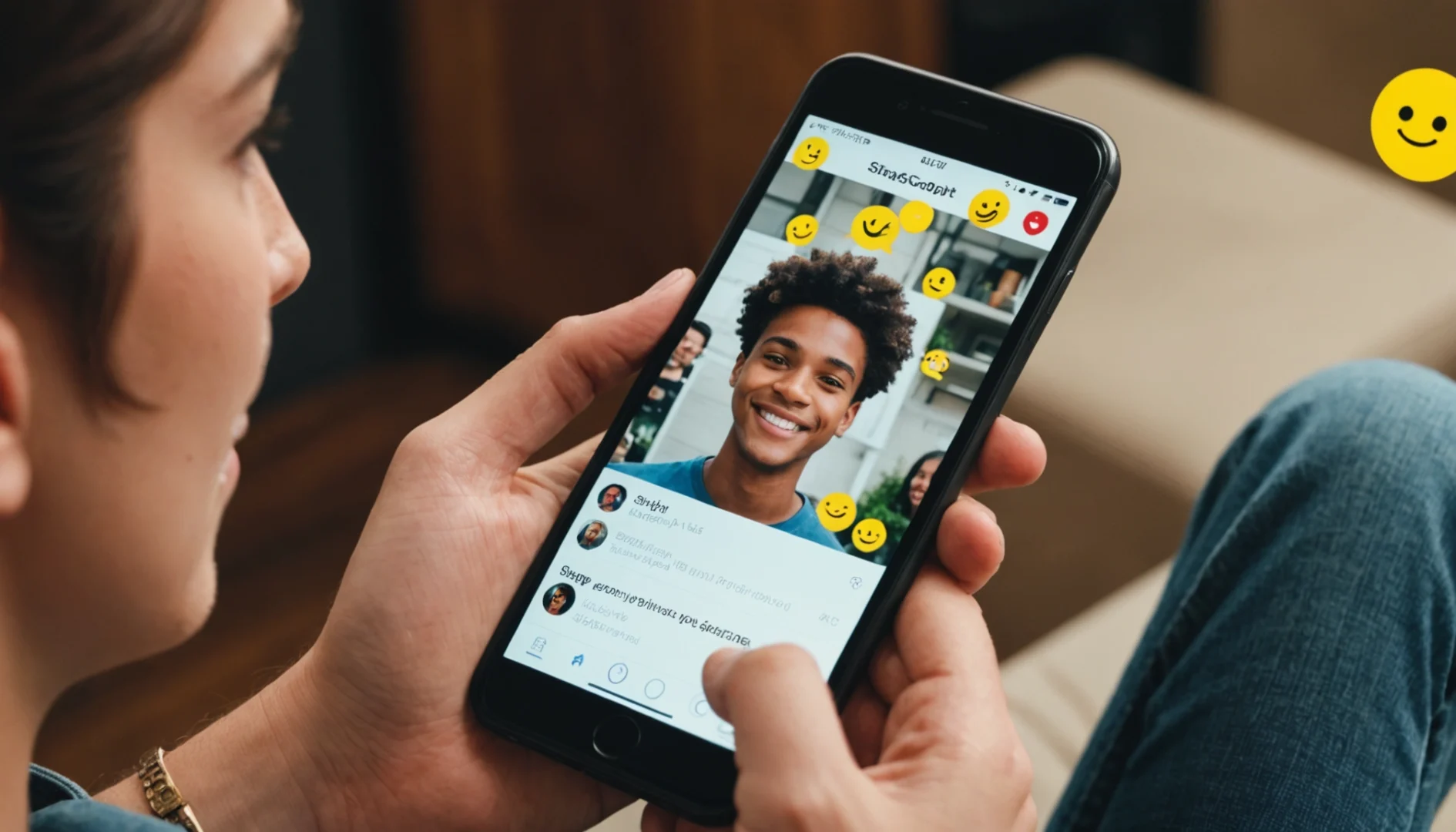 signification smiley snapchat