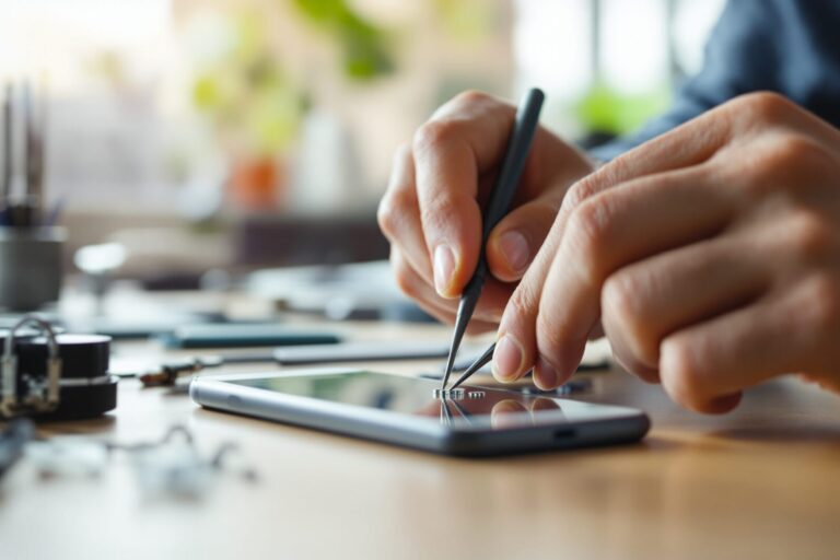 bouton volume iphone enfoncé