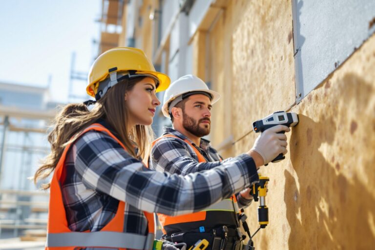 intégration de la technologie dans le métier de façadier