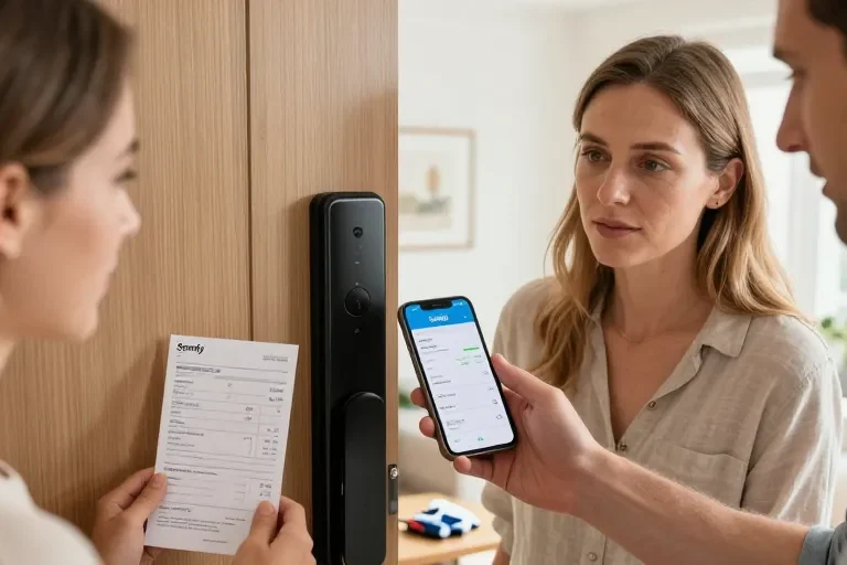 serrure connectée somfy prix