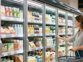 Tout savoir sur les vitrines réfrigérées murales libre service